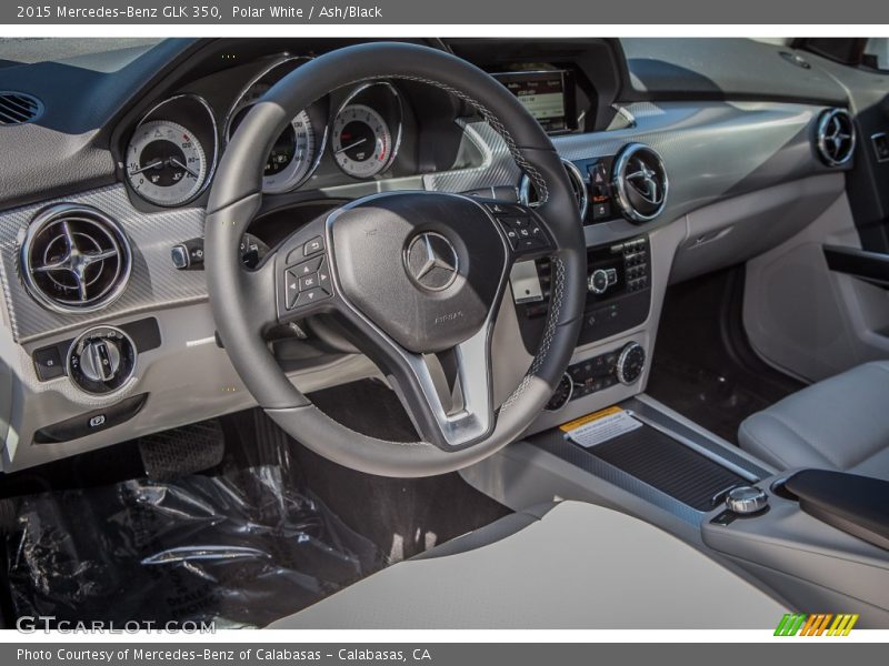 Polar White / Ash/Black 2015 Mercedes-Benz GLK 350