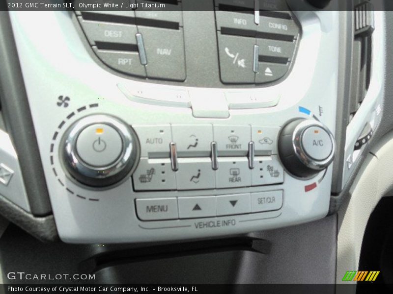 Olympic White / Light Titanium 2012 GMC Terrain SLT