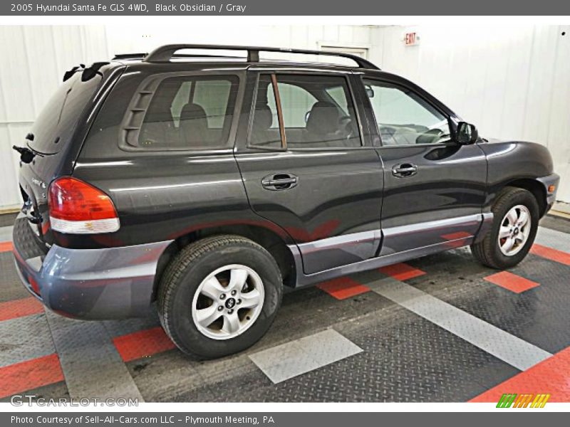 Black Obsidian / Gray 2005 Hyundai Santa Fe GLS 4WD