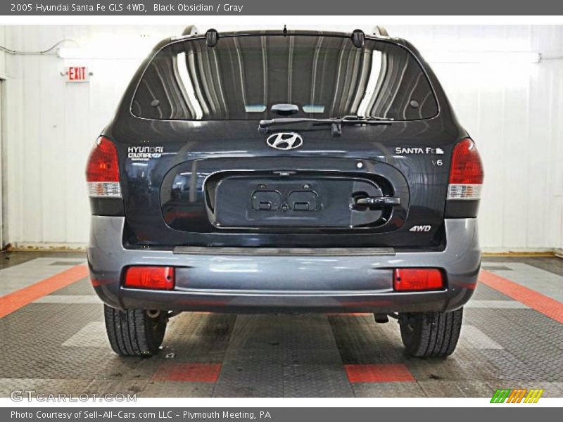 Black Obsidian / Gray 2005 Hyundai Santa Fe GLS 4WD