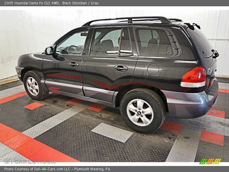 Black Obsidian / Gray 2005 Hyundai Santa Fe GLS 4WD