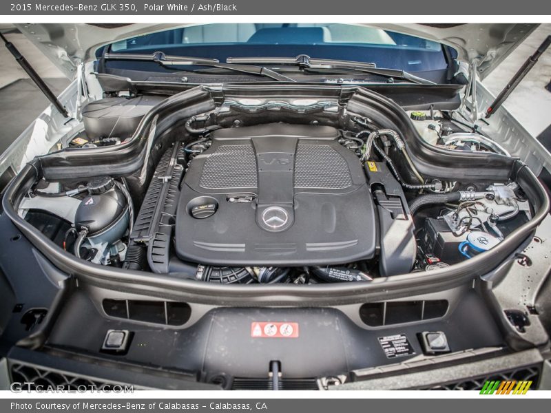 Polar White / Ash/Black 2015 Mercedes-Benz GLK 350