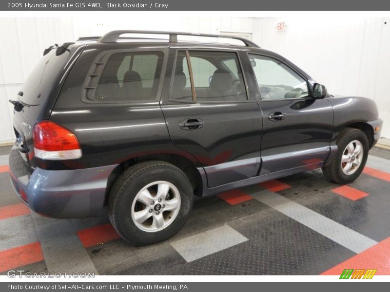 Black Obsidian / Gray 2005 Hyundai Santa Fe GLS 4WD