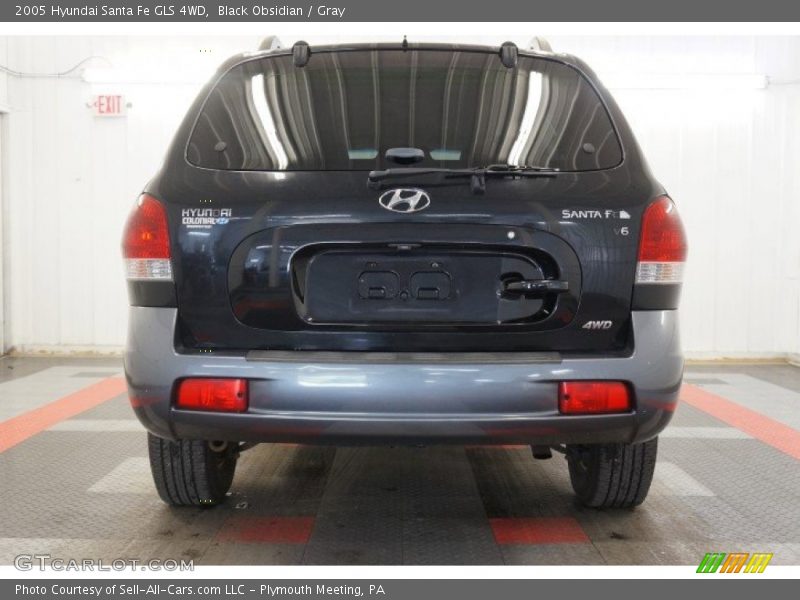 Black Obsidian / Gray 2005 Hyundai Santa Fe GLS 4WD