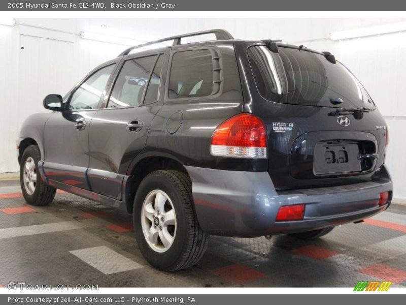 Black Obsidian / Gray 2005 Hyundai Santa Fe GLS 4WD