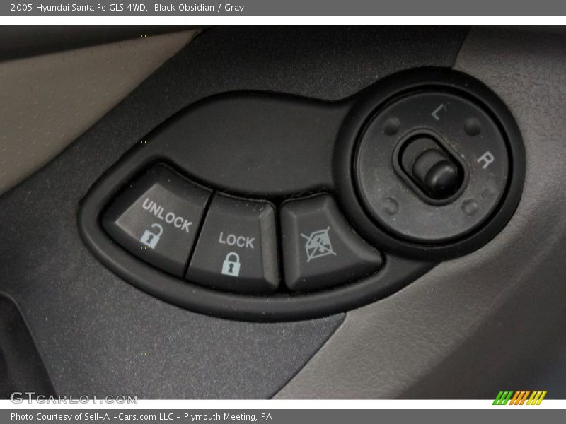 Black Obsidian / Gray 2005 Hyundai Santa Fe GLS 4WD