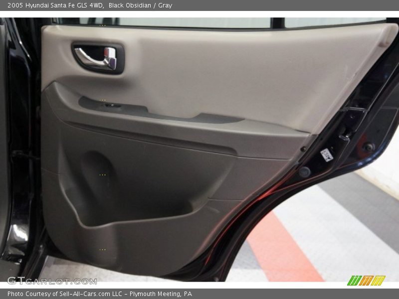 Black Obsidian / Gray 2005 Hyundai Santa Fe GLS 4WD