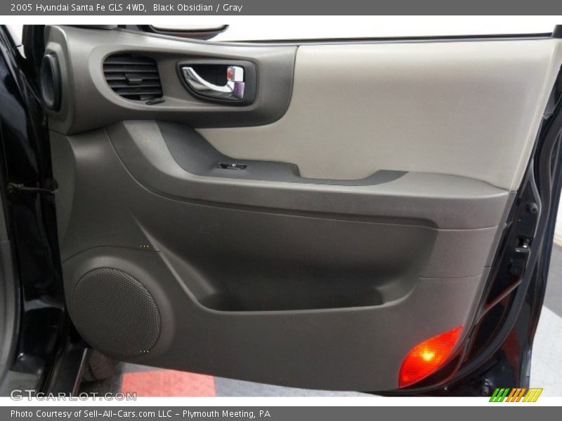 Black Obsidian / Gray 2005 Hyundai Santa Fe GLS 4WD