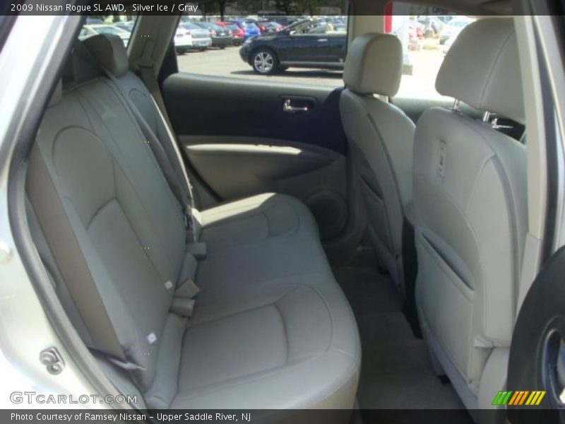 Silver Ice / Gray 2009 Nissan Rogue SL AWD