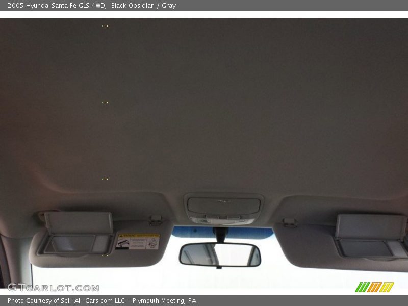 Black Obsidian / Gray 2005 Hyundai Santa Fe GLS 4WD