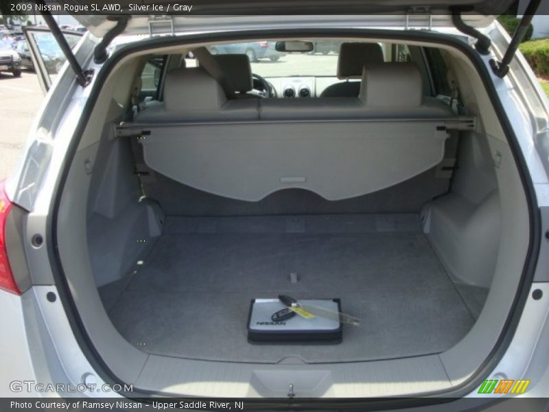Silver Ice / Gray 2009 Nissan Rogue SL AWD