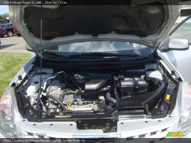 Silver Ice / Gray 2009 Nissan Rogue SL AWD