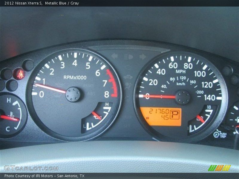 Metallic Blue / Gray 2012 Nissan Xterra S