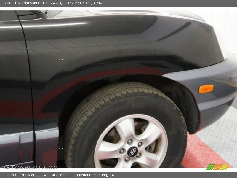 Black Obsidian / Gray 2005 Hyundai Santa Fe GLS 4WD