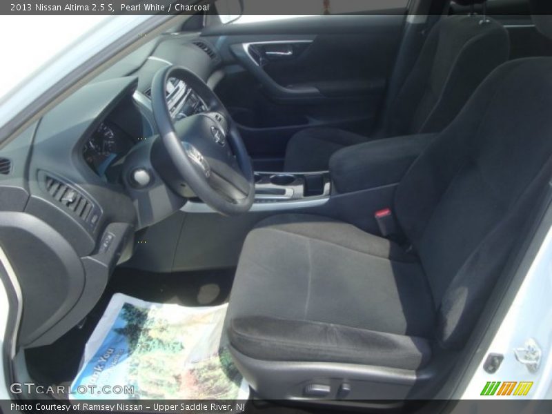 Pearl White / Charcoal 2013 Nissan Altima 2.5 S