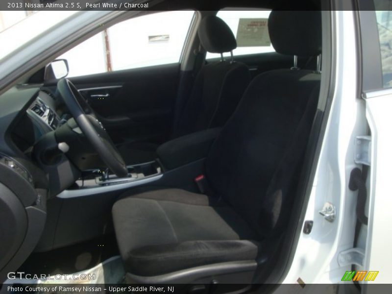 Pearl White / Charcoal 2013 Nissan Altima 2.5 S
