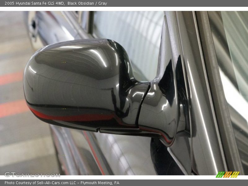 Black Obsidian / Gray 2005 Hyundai Santa Fe GLS 4WD