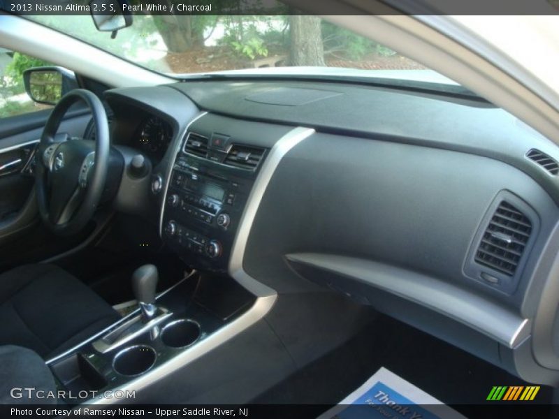 Pearl White / Charcoal 2013 Nissan Altima 2.5 S