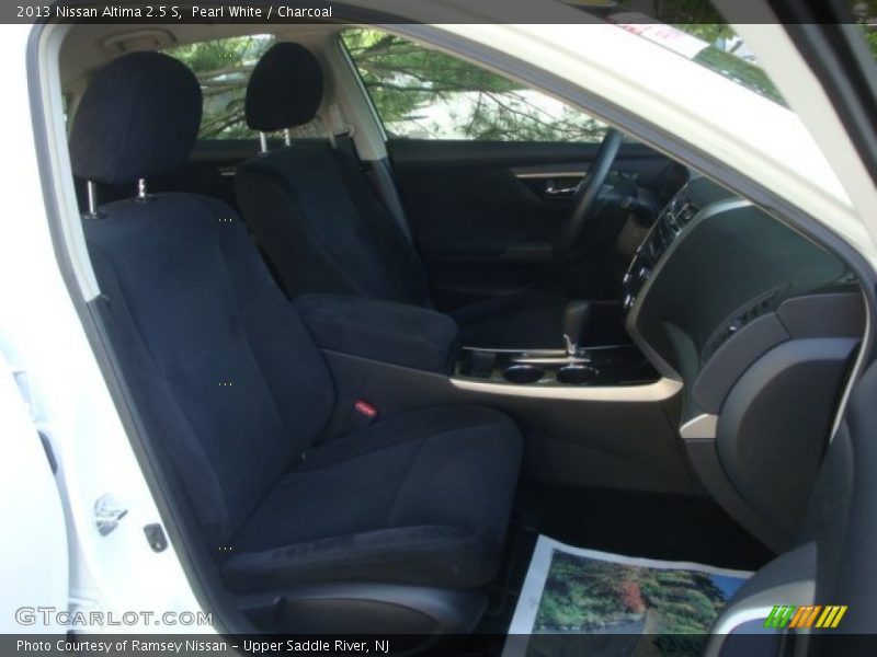 Pearl White / Charcoal 2013 Nissan Altima 2.5 S