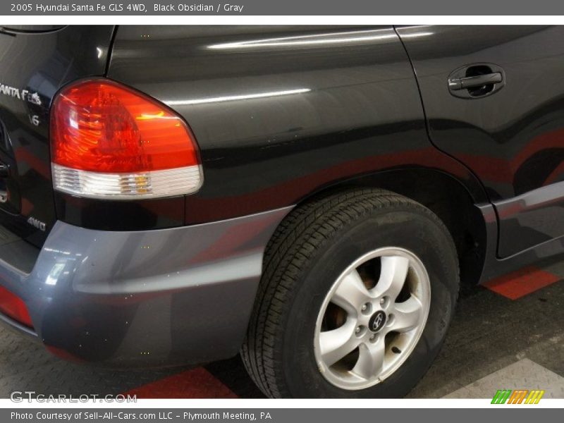 Black Obsidian / Gray 2005 Hyundai Santa Fe GLS 4WD