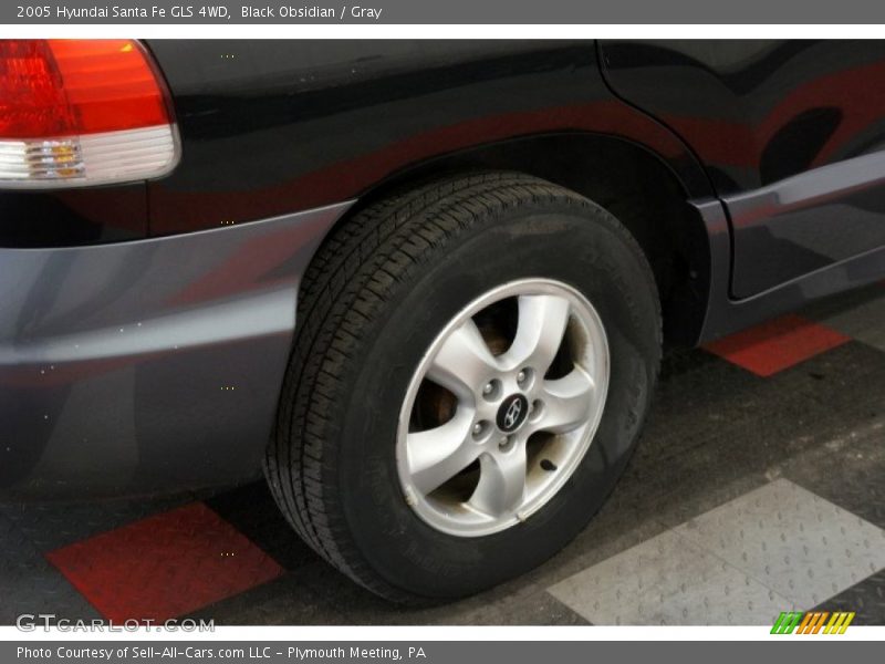 Black Obsidian / Gray 2005 Hyundai Santa Fe GLS 4WD