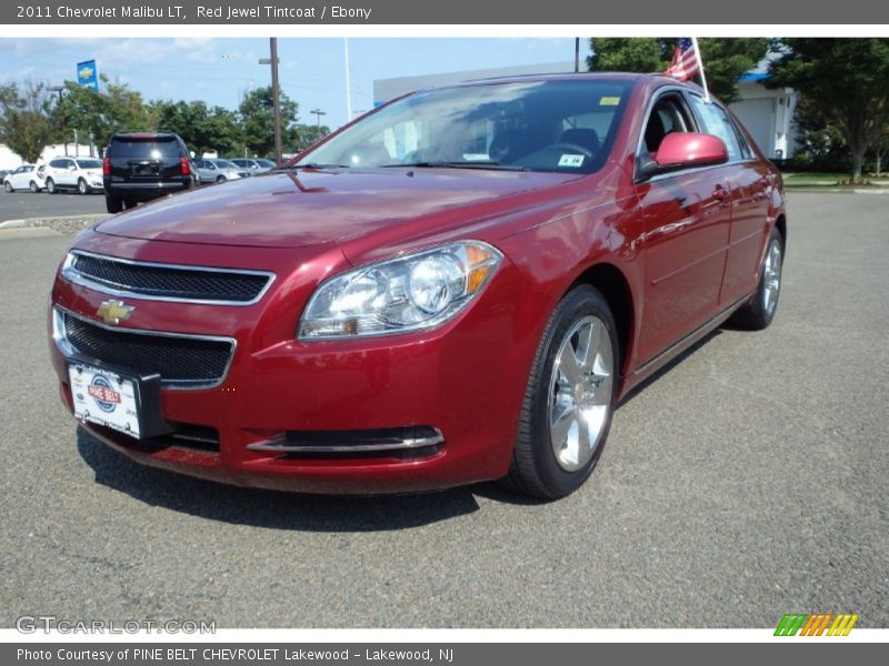 Red Jewel Tintcoat / Ebony 2011 Chevrolet Malibu LT