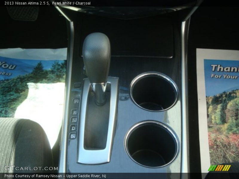 Pearl White / Charcoal 2013 Nissan Altima 2.5 S