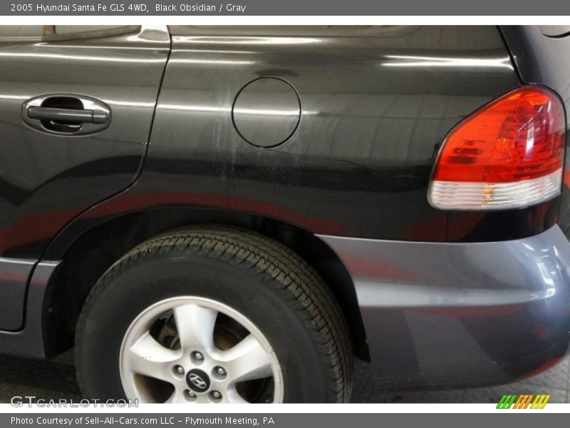 Black Obsidian / Gray 2005 Hyundai Santa Fe GLS 4WD
