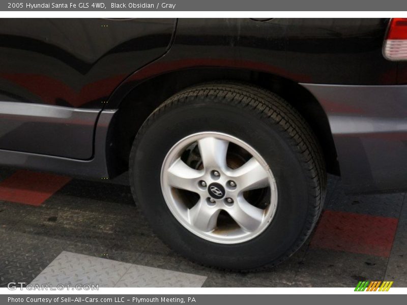 Black Obsidian / Gray 2005 Hyundai Santa Fe GLS 4WD