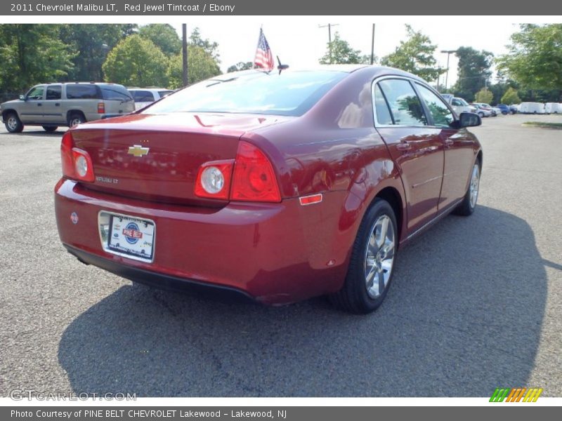 Red Jewel Tintcoat / Ebony 2011 Chevrolet Malibu LT