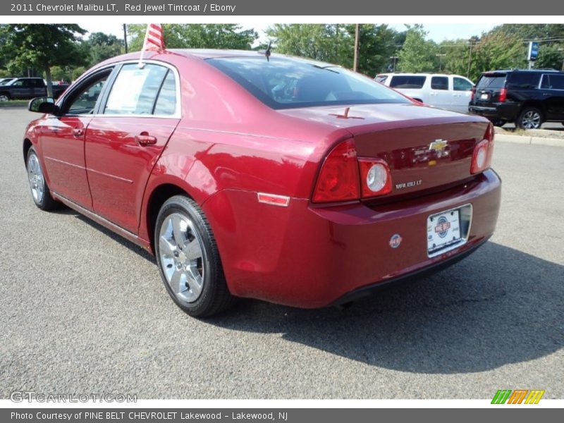 Red Jewel Tintcoat / Ebony 2011 Chevrolet Malibu LT