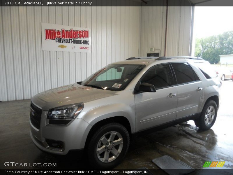 Quicksilver Metallic / Ebony 2015 GMC Acadia SLE