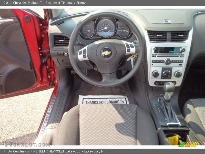 Red Jewel Tintcoat / Ebony 2011 Chevrolet Malibu LT