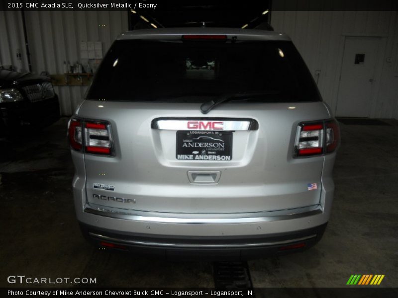 Quicksilver Metallic / Ebony 2015 GMC Acadia SLE