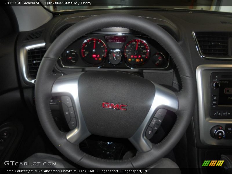 Quicksilver Metallic / Ebony 2015 GMC Acadia SLE