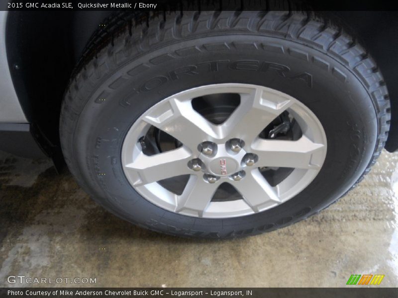 Quicksilver Metallic / Ebony 2015 GMC Acadia SLE