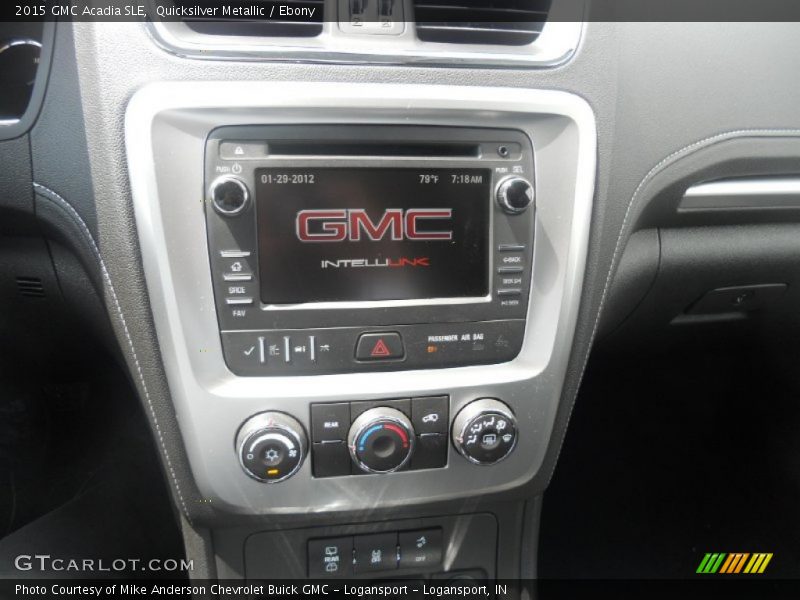 Quicksilver Metallic / Ebony 2015 GMC Acadia SLE