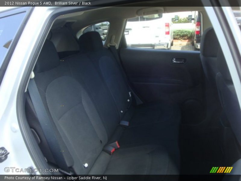 Brilliant Silver / Black 2012 Nissan Rogue S AWD
