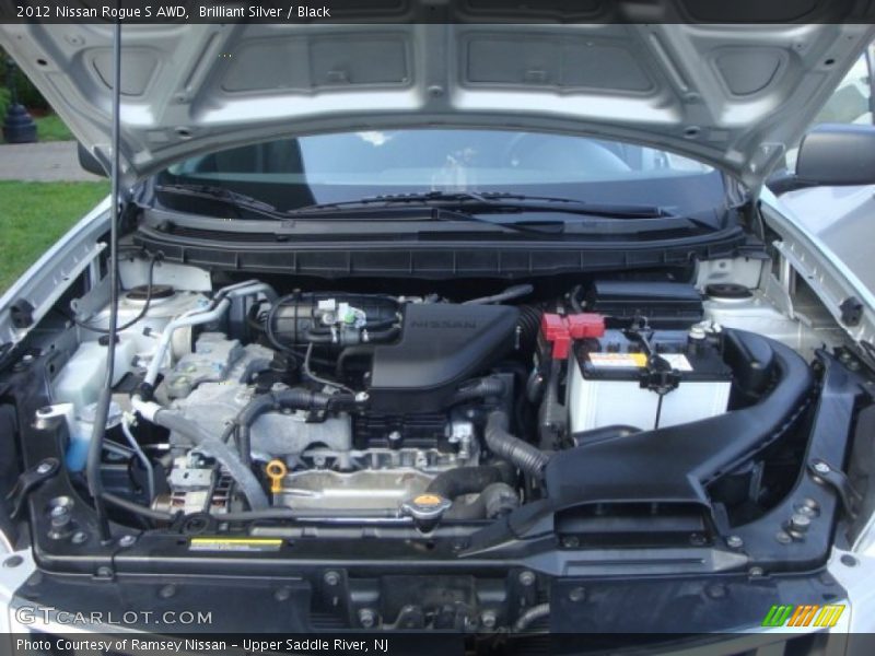 Brilliant Silver / Black 2012 Nissan Rogue S AWD