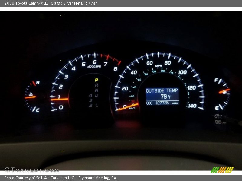 Classic Silver Metallic / Ash 2008 Toyota Camry XLE