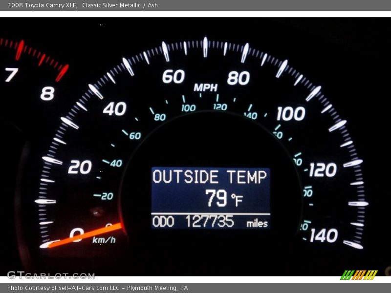 Classic Silver Metallic / Ash 2008 Toyota Camry XLE