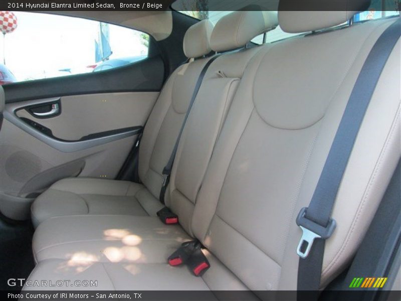 Bronze / Beige 2014 Hyundai Elantra Limited Sedan