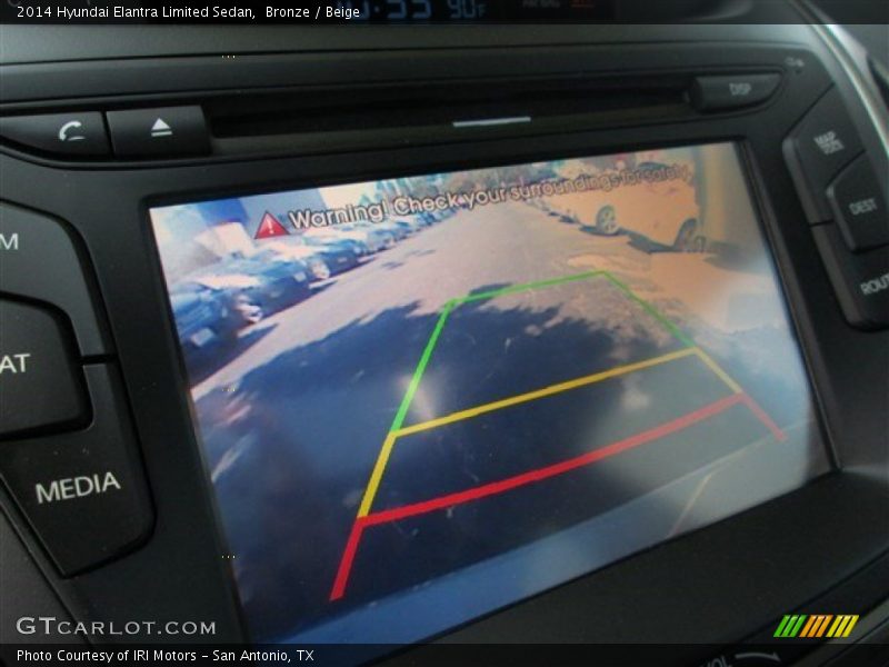 Bronze / Beige 2014 Hyundai Elantra Limited Sedan