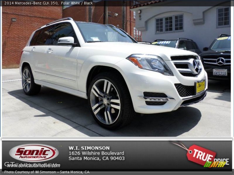Polar White / Black 2014 Mercedes-Benz GLK 350