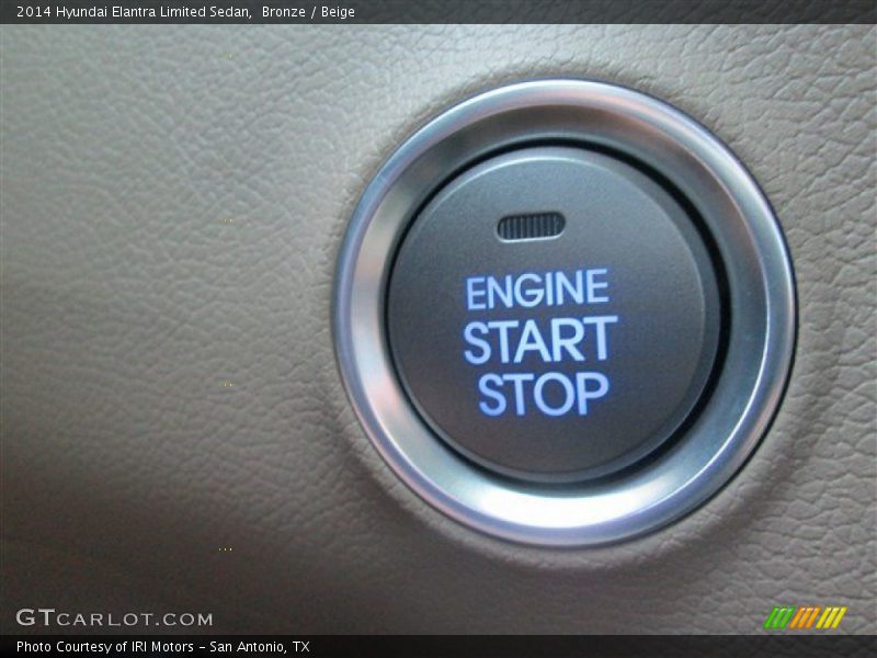 Bronze / Beige 2014 Hyundai Elantra Limited Sedan