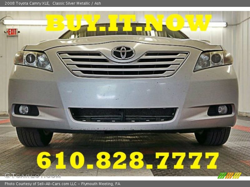Classic Silver Metallic / Ash 2008 Toyota Camry XLE