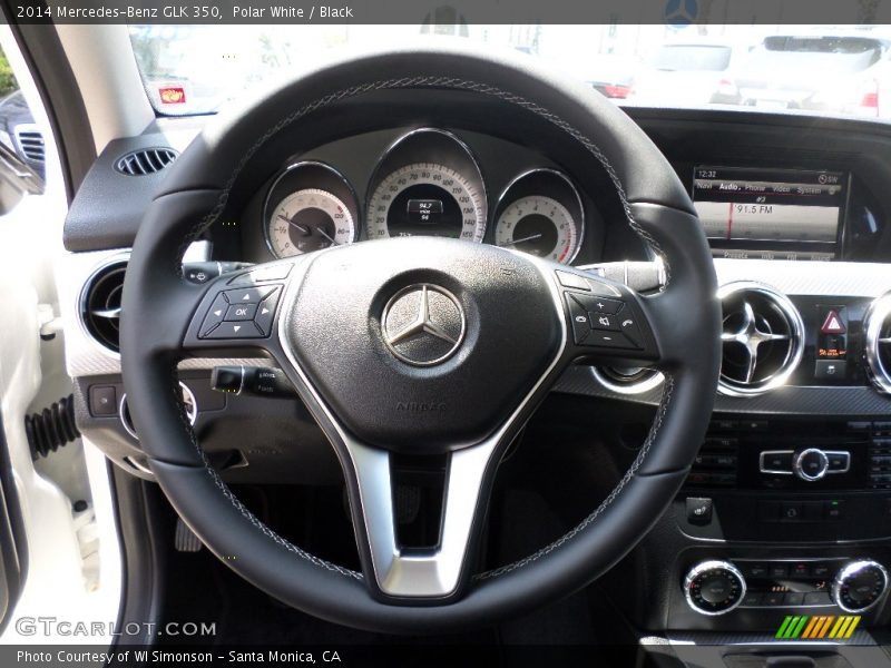 Polar White / Black 2014 Mercedes-Benz GLK 350