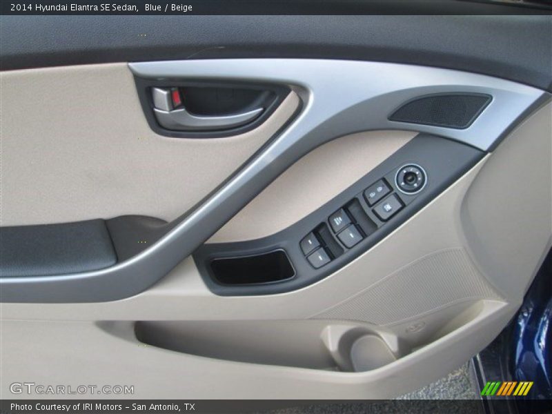 Blue / Beige 2014 Hyundai Elantra SE Sedan
