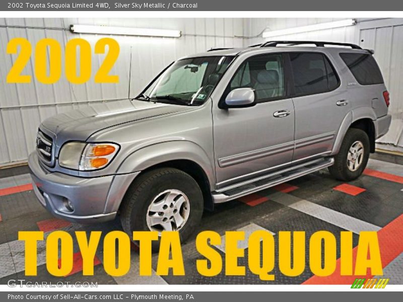 Silver Sky Metallic / Charcoal 2002 Toyota Sequoia Limited 4WD