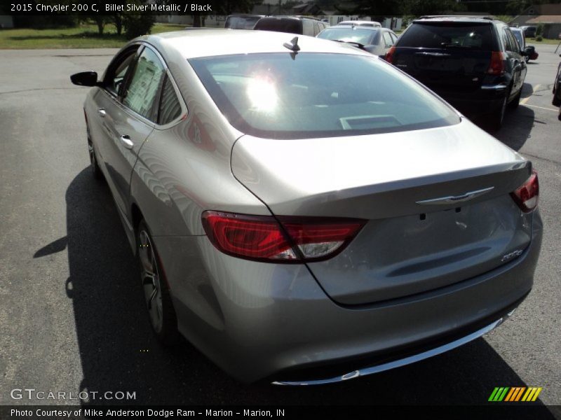 Billet Silver Metallic / Black 2015 Chrysler 200 C